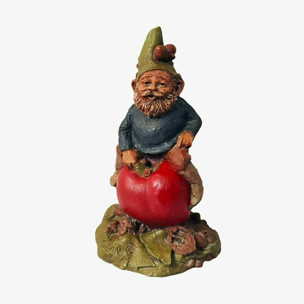 Tom Clark Gnome SEAN Figurine 6 Apple Tree Johnny Appleseed Irish Vintage 1983